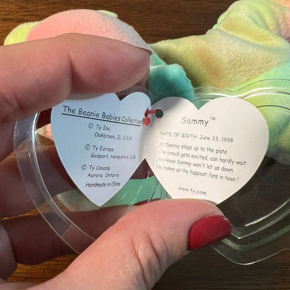 Ty Beanie Baby - Sammy the Bear - Style Number #4215, Mint - Picture 6 of 10